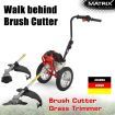 Kuller Grass Trimmer Brush Cutter - Petrol 2 Stroke Engine, Portable Garden Tool