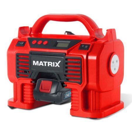 Matrix 20V Cordless Air Compressor Inflator Pump Lithium Digital Skin Only