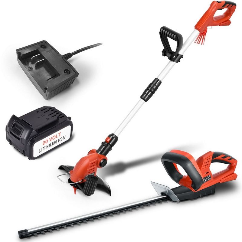 Matrix 20V Lithium Cordless Snipper Grass & Hedge Trimmer Electric Garden Tools