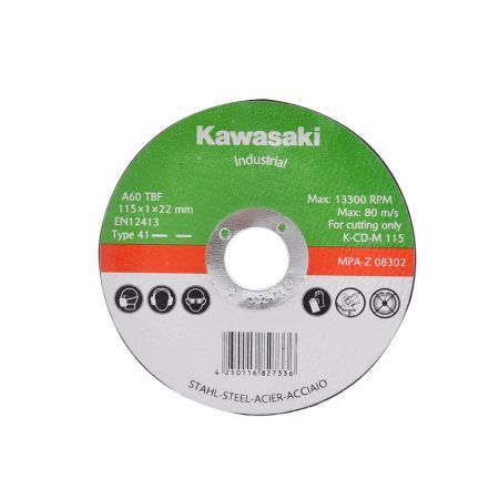 Kawasaki 115m Cut-off Wheels for Metal