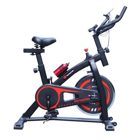 Workoutwiz 8kg Spin Bike Exercise Flywheel Fitness Commercial Gym Phone Holder