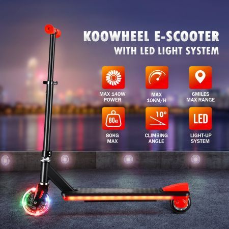 light up kick scooter