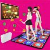 Wireless Double Dancing Mat Pad 2 Remote Controllers Fitness Couples and Family Friends Players