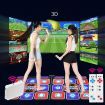 Wireless Double Dancing Mat Pad 2 Remote Controllers Fitness Couples and Family Friends Players