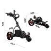 New Remote Control Golf Trolley 3 Distance Electric Foldable Golf Buggy Cart