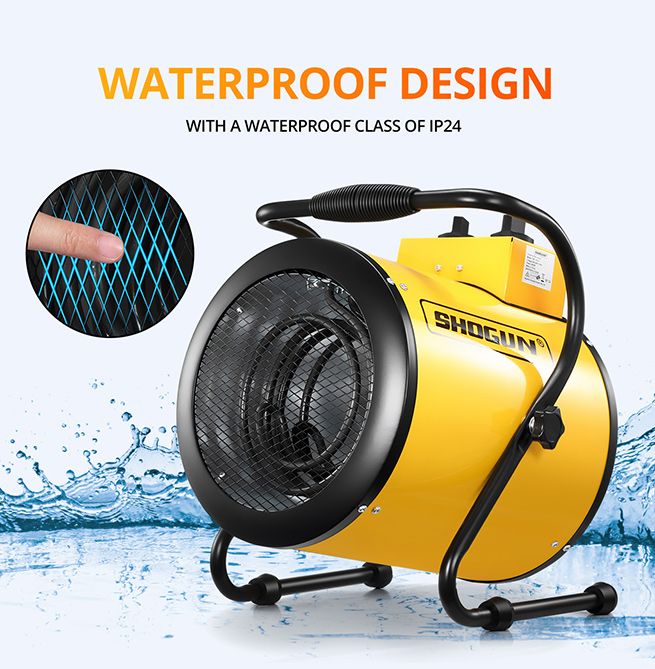 2in1 3000W Portable Electric Industrial Fan Heater Free Standing