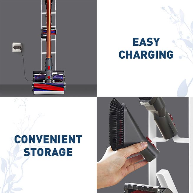 Vacuum Mounting Bracket Cordless Cleaner Rack Standing Dock for Dyson