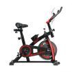 GENKI Spin Exercise Bike Indoor Cycling Bike Training Bicycle with LCD Monitor Black