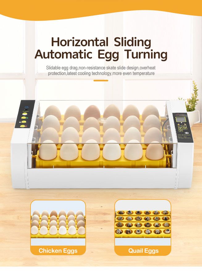 Automatic 24 Egg Incubator Digital Hatching Chicken Pigeon ...