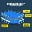 Everfit 6X1M Inflatable Air Track Mat 20CM Thick with Pump Tumbling Gymnastics Blue