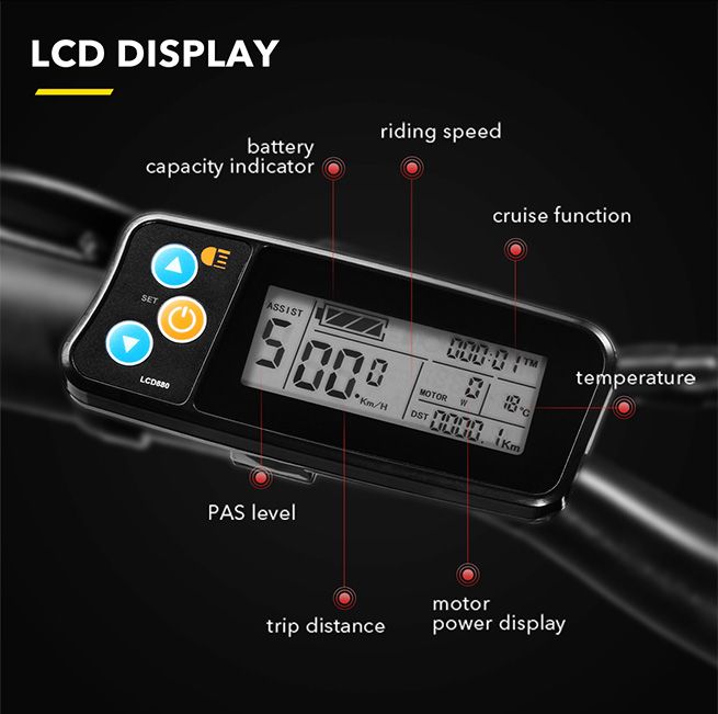 Auswheel 26" Electric Bike eBike Mountain Bicycle 36V 250W Brushless