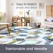 2x3m Large Floor Rug Super Soft Short Area Rug Multi-Striped Carpet Floor Mat Lounge Space