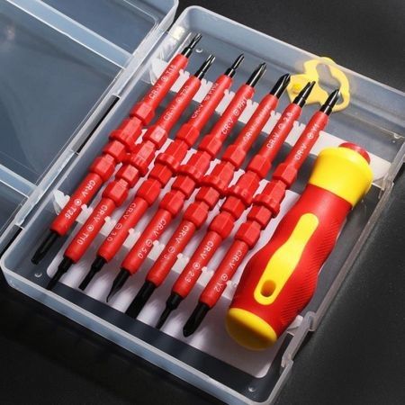Screwdriver Tools Set 7 In 1 Insulated Electrician Screwdriver
