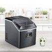 Maxkon 17KG Portable Commercial Ice Maker Machine Stainless Steel Fast Freezer Black