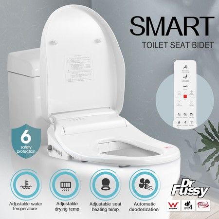 Smart Toilet Seat Bidet Cover Remote Control Electric Heated Washlet Massage Crazy S - Auto Smart Toilet Electric Warm Water Bidet Seat Cover