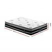 Giselle Bedding Galaxy Euro Top Cool Gel Pocket Spring Mattress 35cm Thick -Single