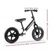 Rigo Kids Balance Bike Ride On Toys Push Bicycle Wheels Toddler Baby 12" Bikes Black