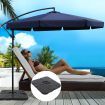 Instahut 3m Outdoor Umbrella w/Base Cantilever Garden Beach Patio Navy