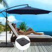 Instahut 3m Umbrella w/Base Outdoor Cantilever Beach Garden Patio Parasol Navy