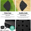 Instahut 3m Outdoor Umbrella w/Base Cantilever Garden Patio Beach Black