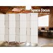 Artiss 8 Panel Room Divider Screen Privacy Timber Foldable Dividers Stand White