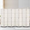 Artiss 8 Panel Room Divider Screen Privacy Timber Foldable Dividers Stand White