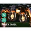 Jingle Jollys 74m LED Festoon String Lights Outdoor Christmas Wedding Waterproof