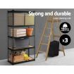 3x0.7M Warehouse Shelving Racking Storage Garage Steel Metal Shelves Rack