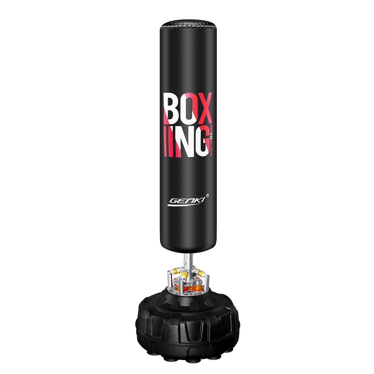 Genki 185cm Hydraulic Gym Punching Bag Freestanding Heavy Boxing