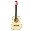 Melodic 34inch Kids Acoustic Guitar 6 Strings Tuner Cutaway Wooden Kids Gift Natural Colour