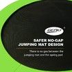 Genki 60" Trampoline Rebounder Jumping Gym Equipment Home Outdoor Fitness Kids Exericise with Safety Enclosure Net and Basketball Hoop