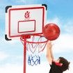 2m Portable Adjustable Basketball Stand Hoop System for Kids w Basketball