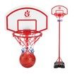 2.7m Adjustable Kid Basketball System Hoop Stand Backboard Basketball Set 