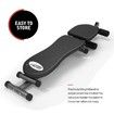 Genki Adjustable Weight Bench Fitness FID Bench Home Gym Black