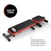 Genki Adjustable Weight Bench Fitness FID Bench Home Gym Black & Red