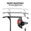 Genki Multi-Function Power Tower Adjustable Strength Training Equipment Black
