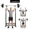 Genki Adjustable Squat Rack Fitness Exercise Weight Lifting Barbell Stand