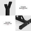 Genki 2 x Squat Rack Pair Fitness Gym Exercise Weight Lifting Barbell Stand