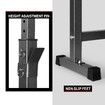 Genki Folding Adjustable Weight Bench with Barbell Rack for Home Gym