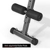 Genki Black Adjustable Weight FID Bench Fitness Home Gym with Elastic Ropes