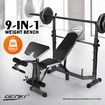 Genki Multi-Station Weight Bench Home Gym Fitness Equipment Black 