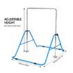 Genki Horizontal Gymnastics Bar for Kids Height Adjustable Training Kip Bar Blue