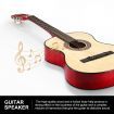 Melodic 38 Inch Round Acoustic Guitar Pack Classical Cutaway Natural Colour