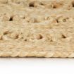 Handmade Rug Braided Jute 120 cm