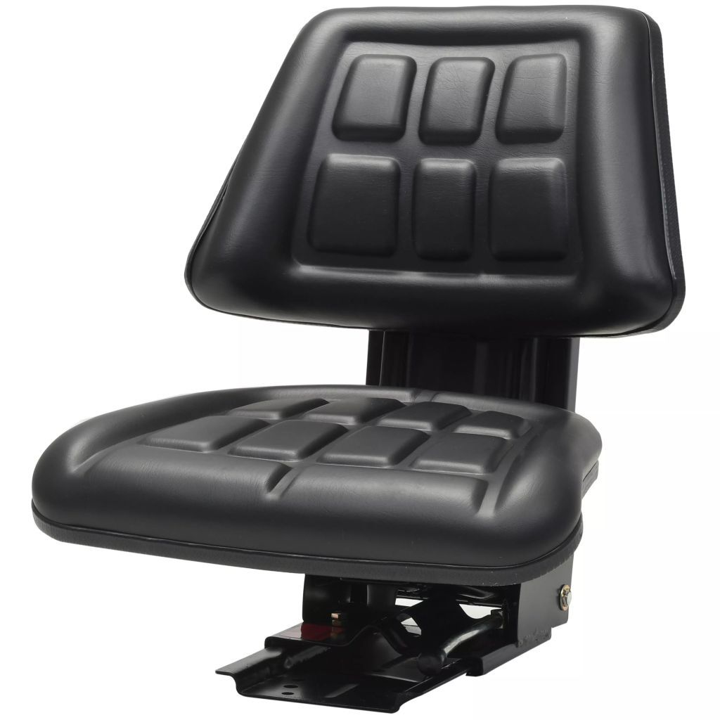 Tractor Seat with Suspension Black