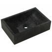 Sink 45x30x12 cm Marble Black