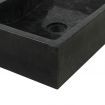 Sink 45x30x12 cm Marble Black