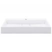 Wash Basin 80x46x11 cm Mineral Cast/Marble Cast White