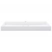 Wash Basin 120x46x11 cm Mineral Cast/Marble Cast White
