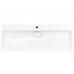 Wash Basin 120x46x11 cm Mineral Cast/Marble Cast White